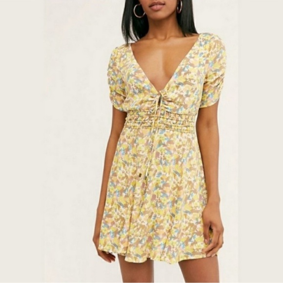 Free People x Forget Me Not Lily Floral Mini Dress - Picture 3 of 8